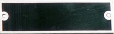 Aluminium Anodised Engraved Labels / Panels