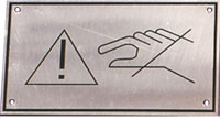 Anodised Offset Printed Labels / Dials