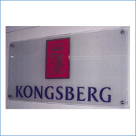 Corporate Name Boards With Glass, Letters